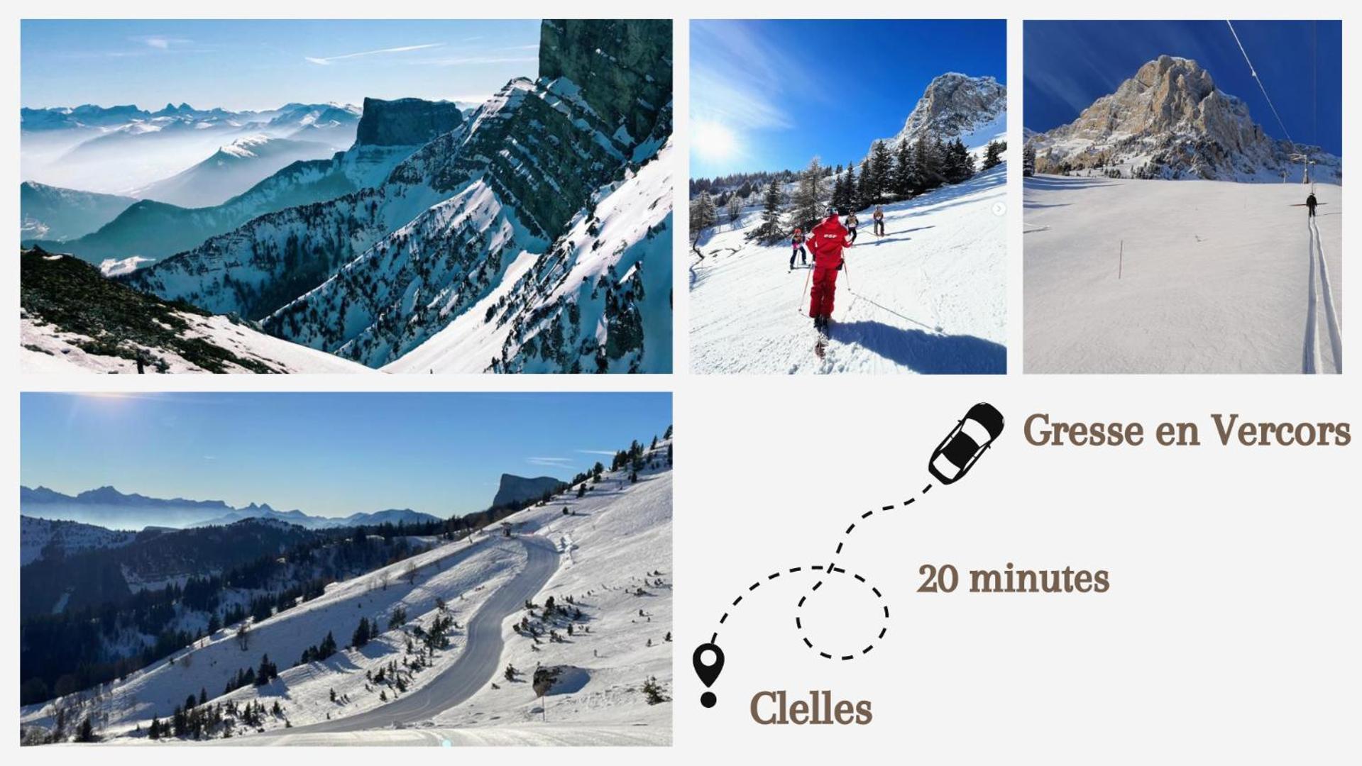 Apartamento Chaleureux De Gamme Dans Le Trieves - Wifi - Netflix Clelles